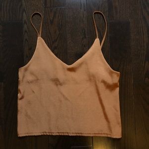 OAK + FORT orange/brown tank top